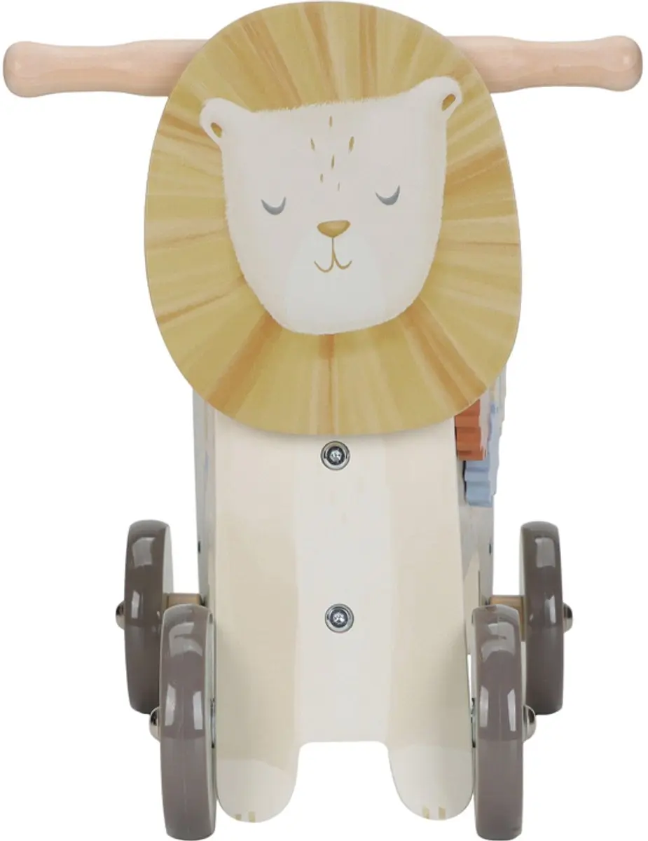 Little Dutch Houten Loopfiets Safari Friends LD7481 - 4 Wielen - Multi - afbeelding 6 van 6