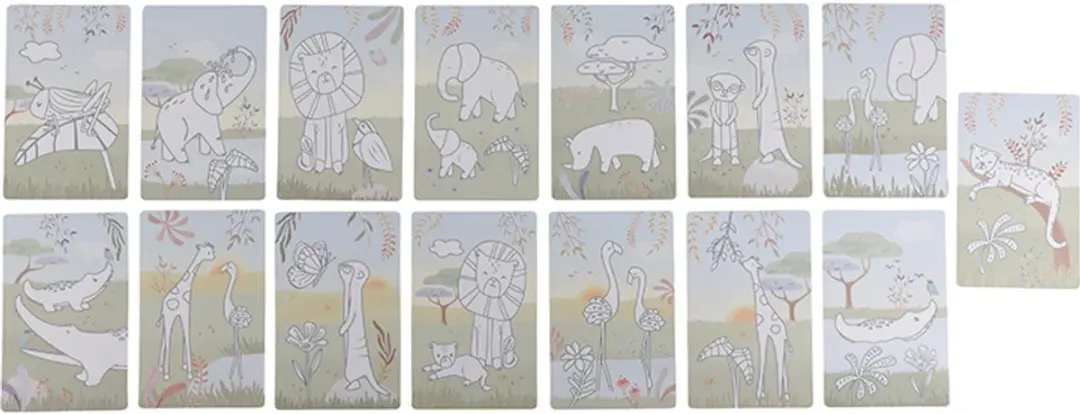 Little Dutch Tekentablet Safari Friends - Groen