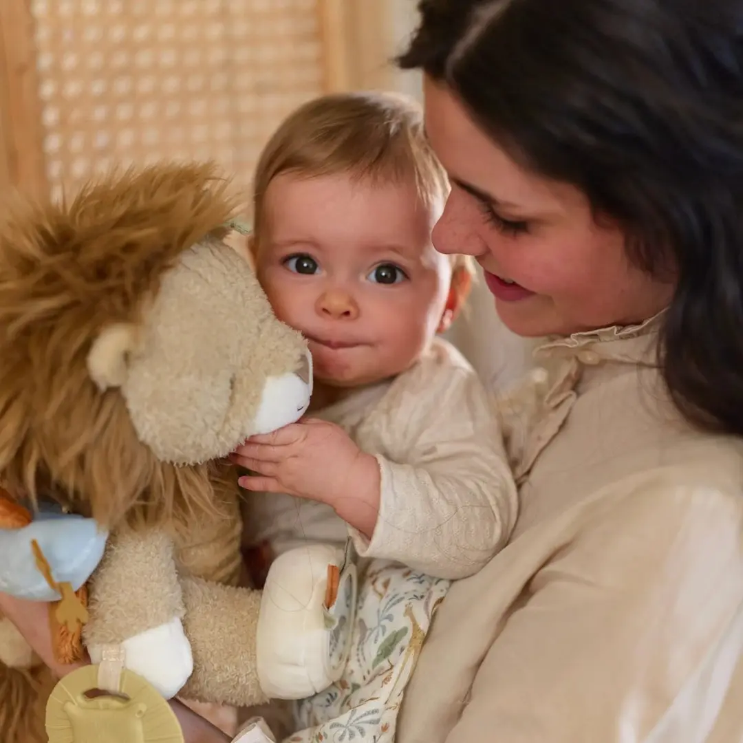 Little Dutch Safari Friends Leeuw Knuffel - Beige
