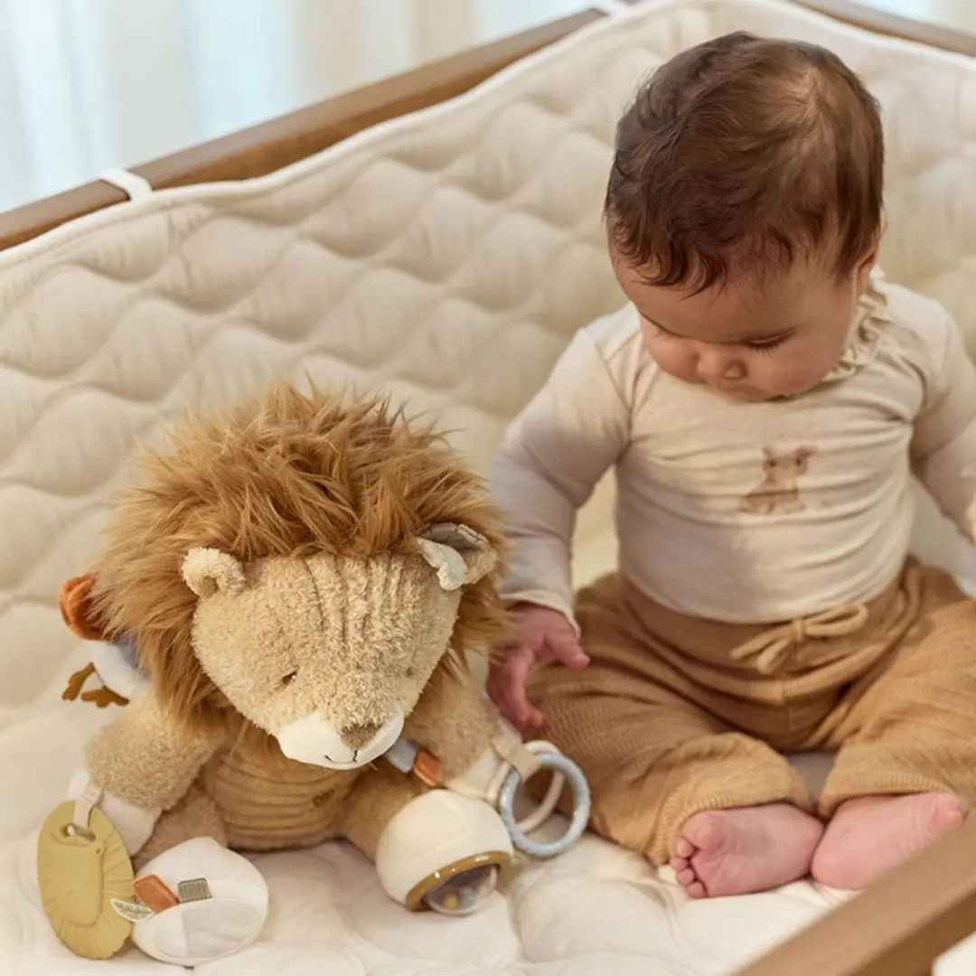 Little Dutch Safari Friends Leeuw Knuffel - Beige - afbeelding 6 van 6