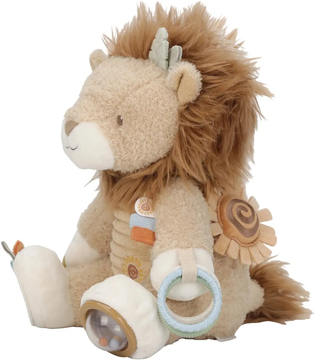 Little Dutch Safari Friends Leeuw Knuffel - Beige