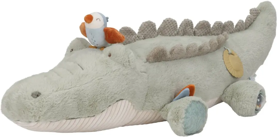 Little Dutch Safari Friends Activiteitenknuffel Krokodil XL - Groen
