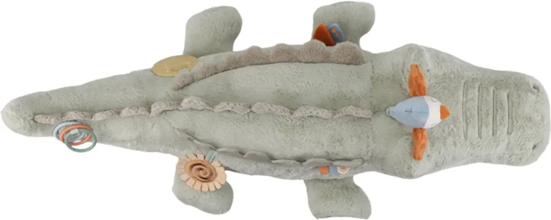 Little Dutch Safari Friends Activiteitenknuffel Krokodil XL - Groen