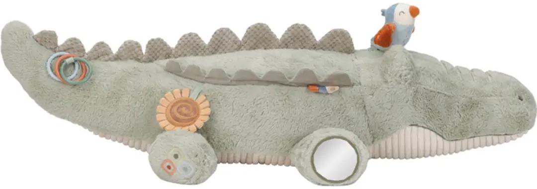 Little Dutch Safari Friends Activiteitenknuffel Krokodil XL - Groen