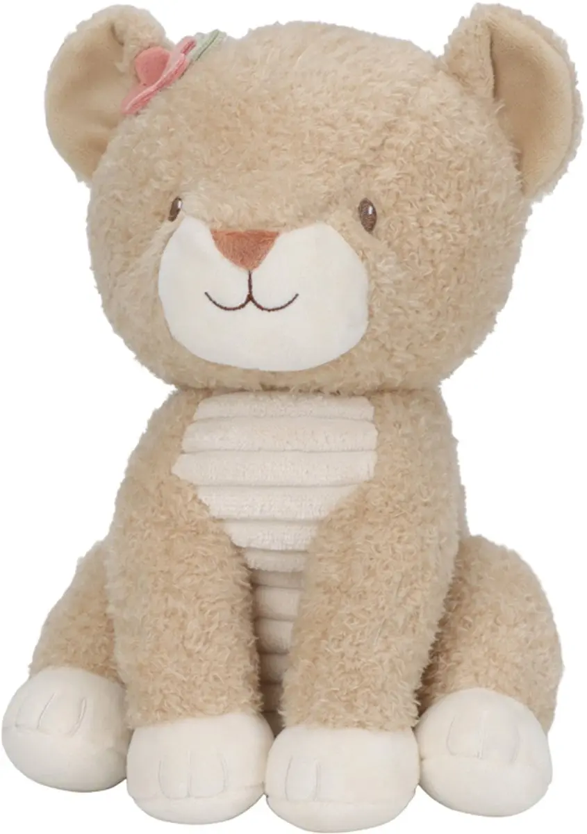 Little Dutch Safari Friends Knuffel Leeuw - 25 cm - Beige