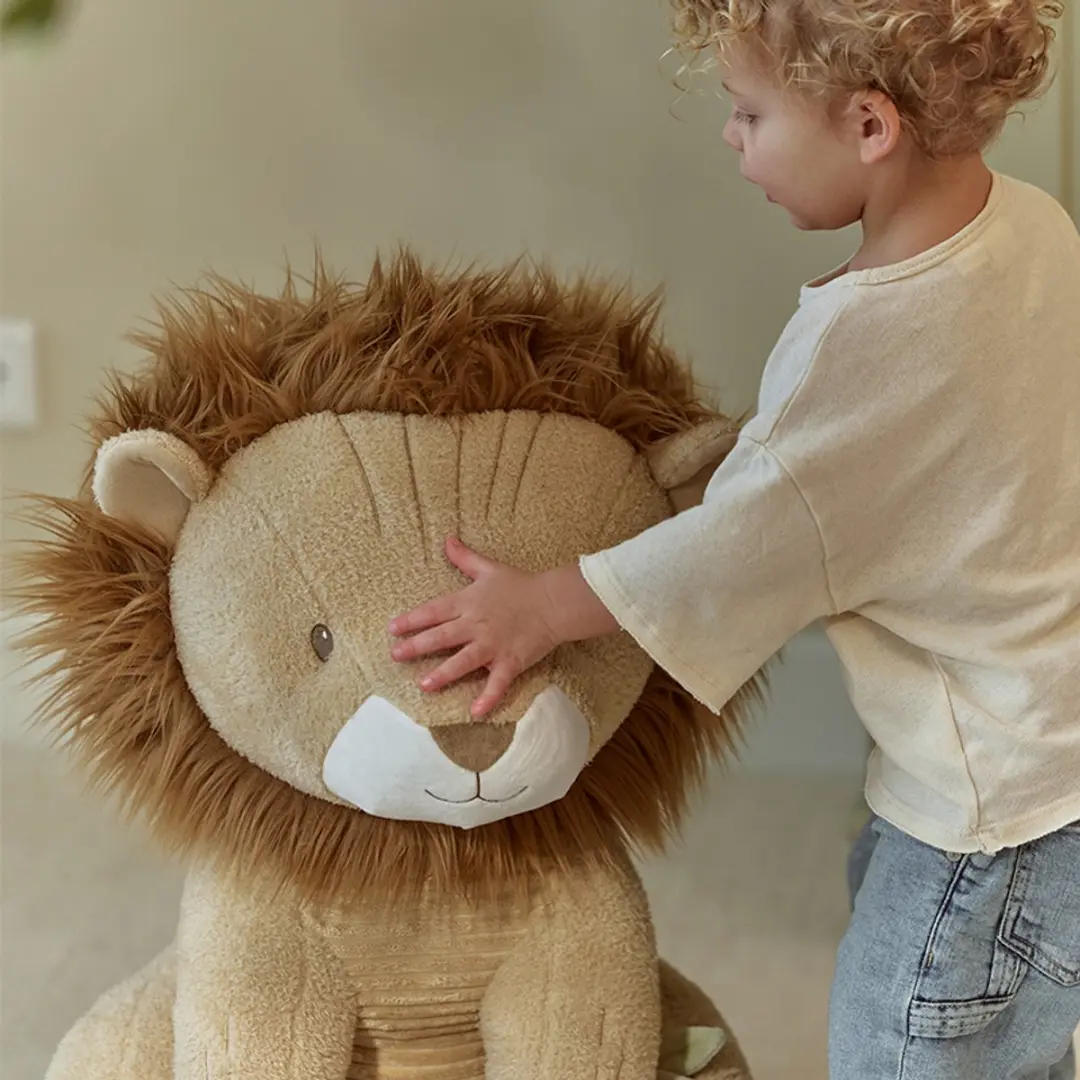 Little Dutch Safari Friends Knuffel Leeeuw 60cm - Beige
