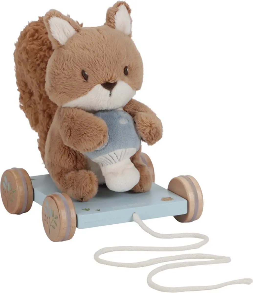 Little Dutch Trekdier Eekhoorn Forest Friends - Bruin