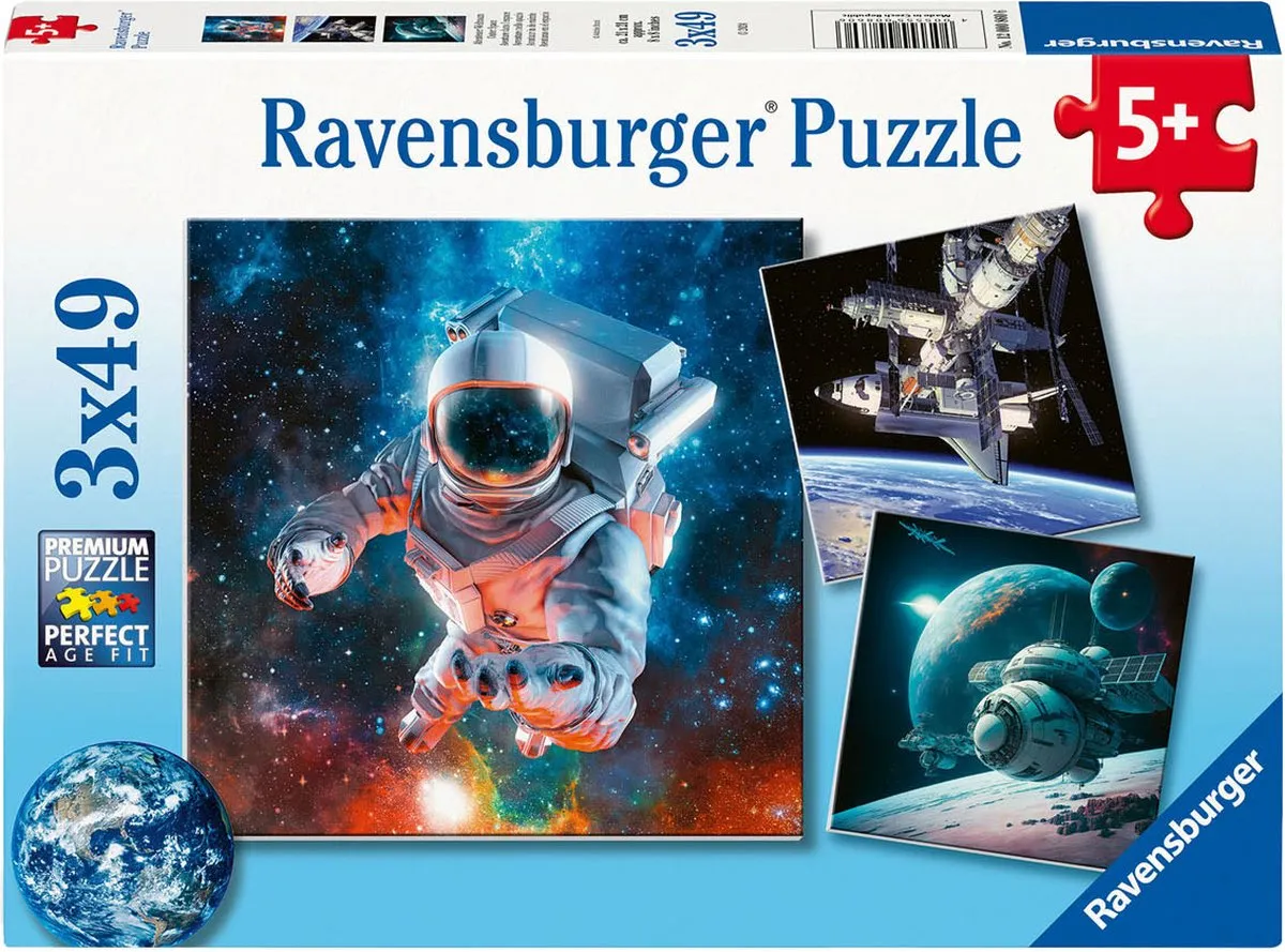 Ravensburger Space Puzzel - 147 Stuks - Multicolor