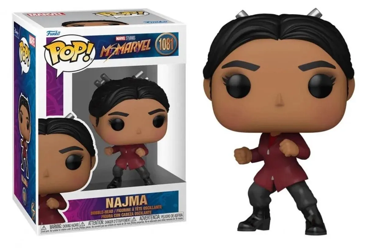 Funko Marvel POP! Najma Miss Marvel - 9cm - Multicolor