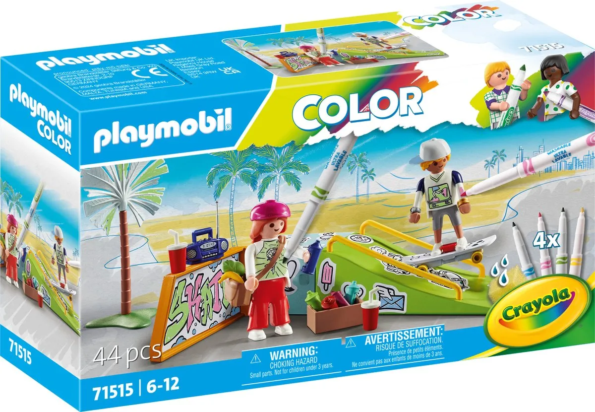 Playmobil Color Skatepark 71515 - Multicolor - afbeelding 5 van 6