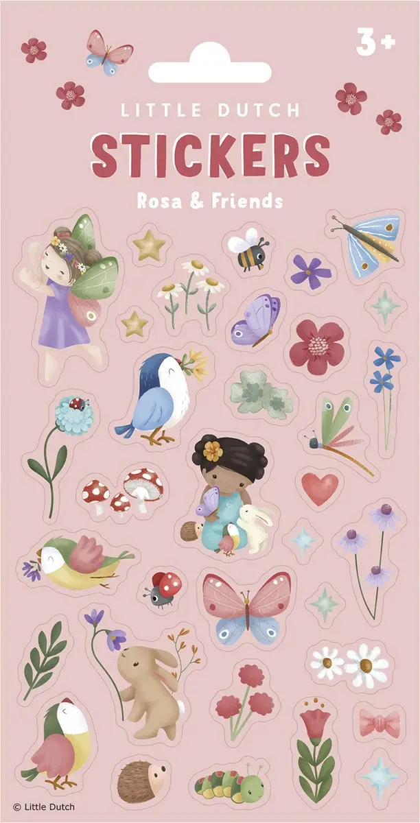 Little Dutch stickervel Rosa & Friends