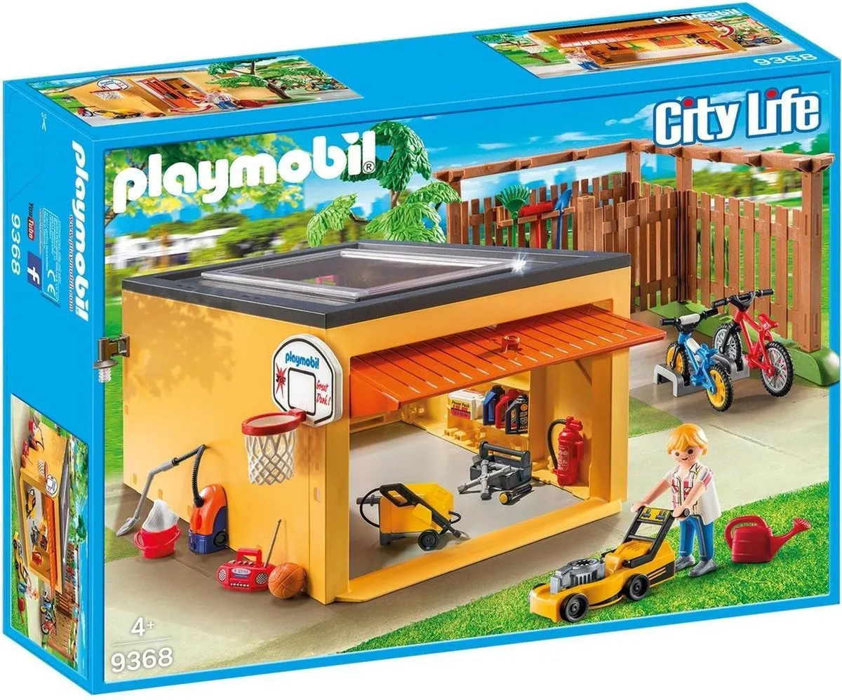 Playmobil Garage met Fietsenstalling P-9368