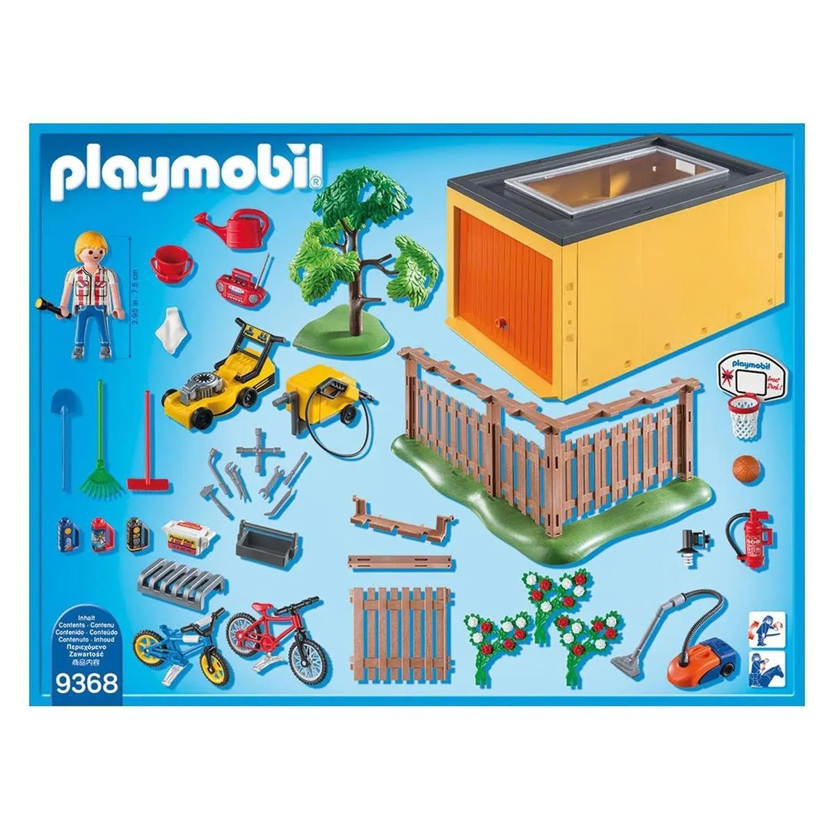 Playmobil Garage met Fietsenstalling P-9368 - Meerkleurig - afbeelding 3 van 3