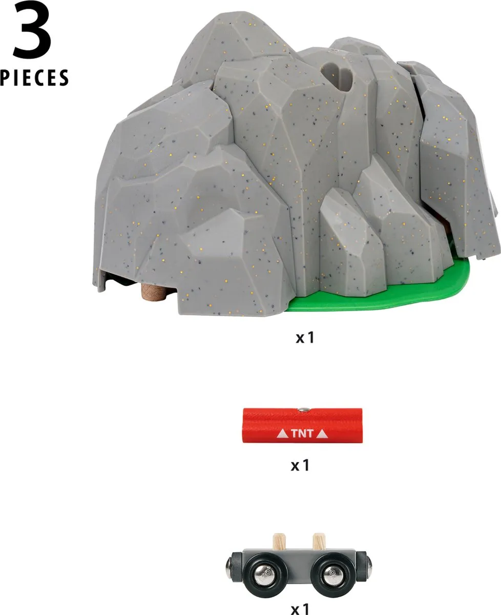 Ravensburger BRIO World Ontploffende Tunnel 36044 - Meerkleurig