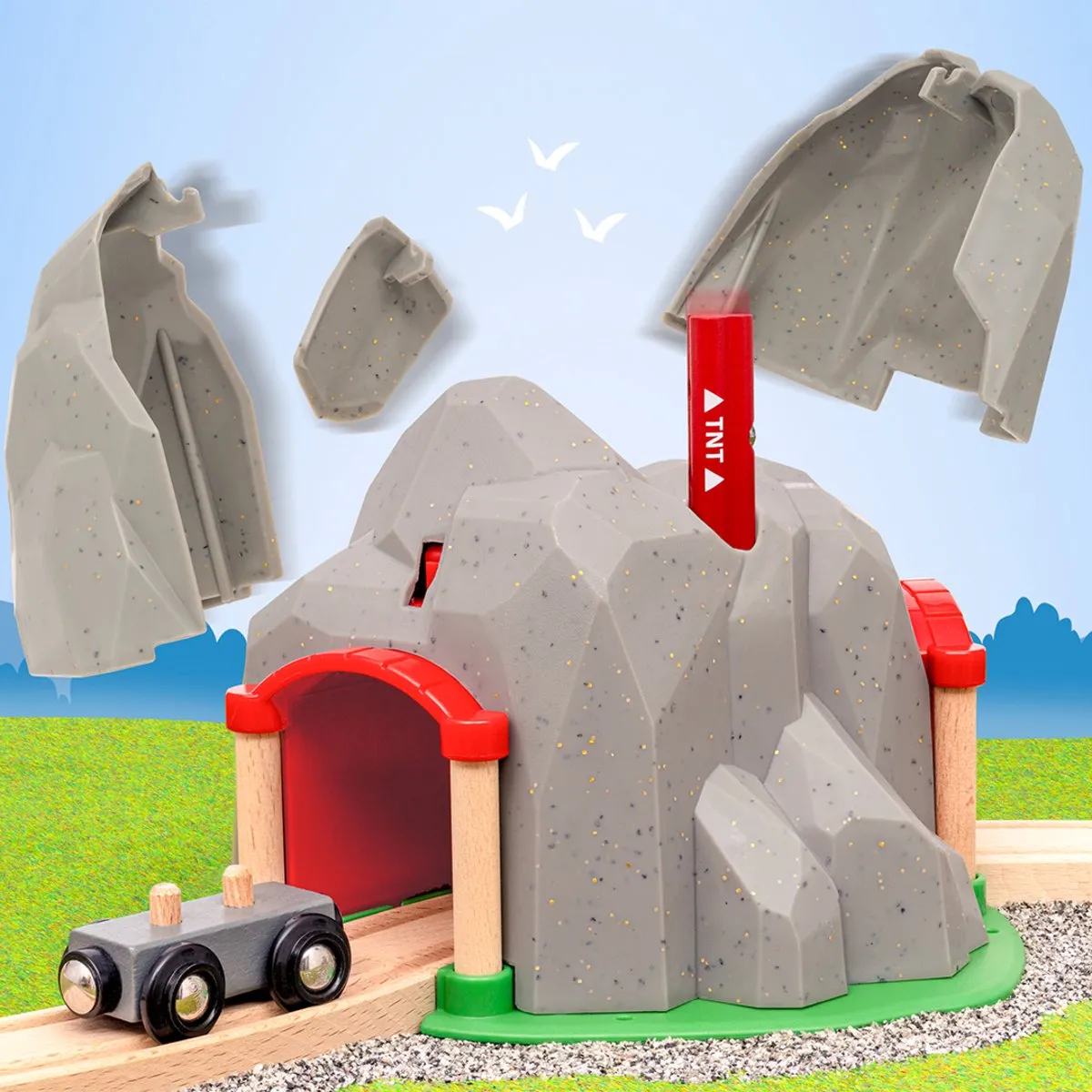 Ravensburger BRIO World Ontploffende Tunnel 36044 - Meerkleurig