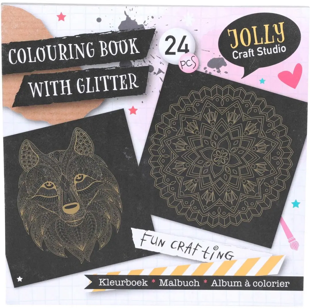 Kleurboek met Glitter