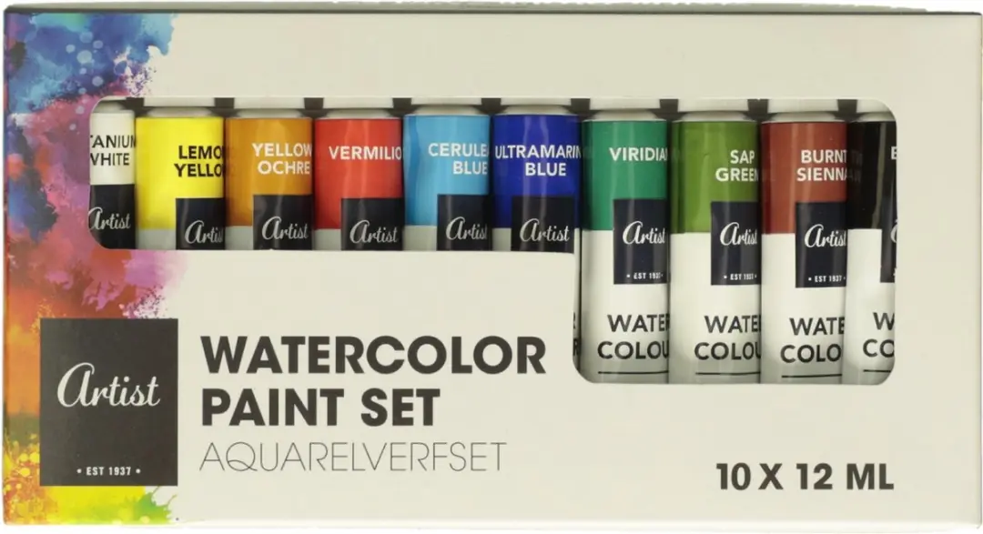 Aquarelverf, 10x12ml