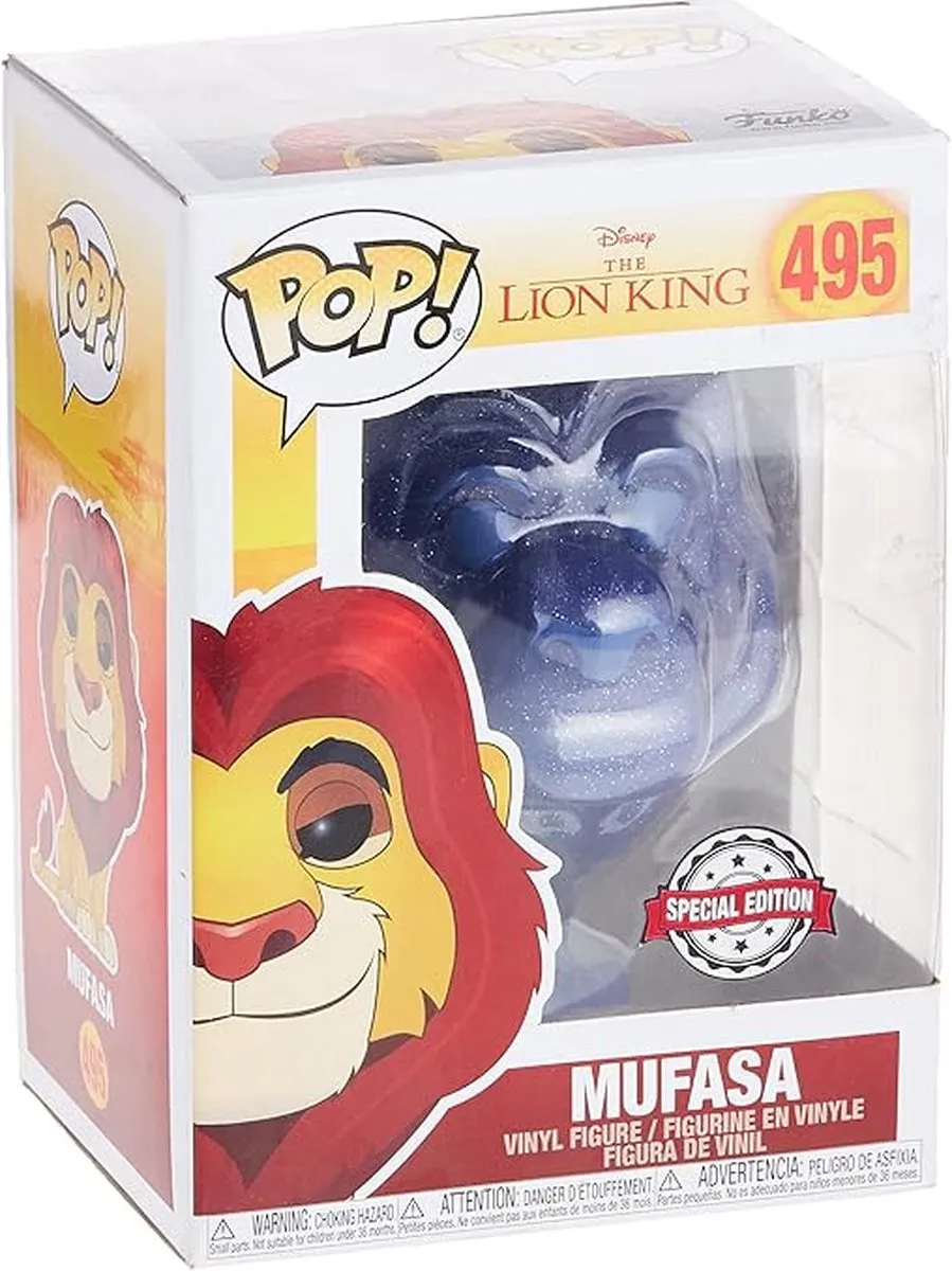 Funko Pop! Disney The Lion King Mufasa Spirit #495 - Transparant