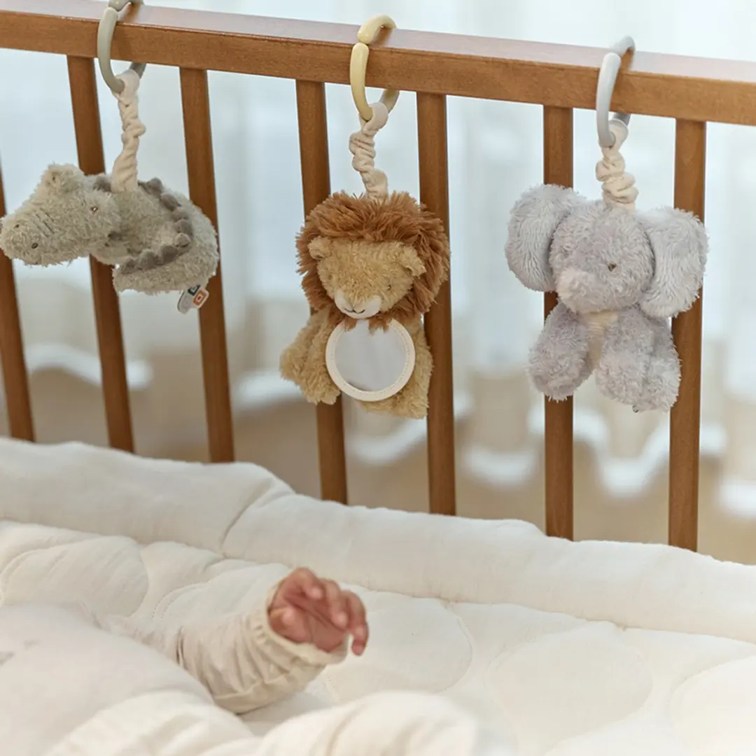 Little Dutch Safari Friends Activiteitenhangers - 3 Stuks Multicolor