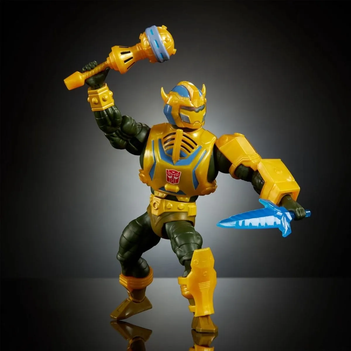 Mattel Masters of the Universe Bumblebee Armor Man-At-Arms - 14cm - Multi - afbeelding 6 van 6