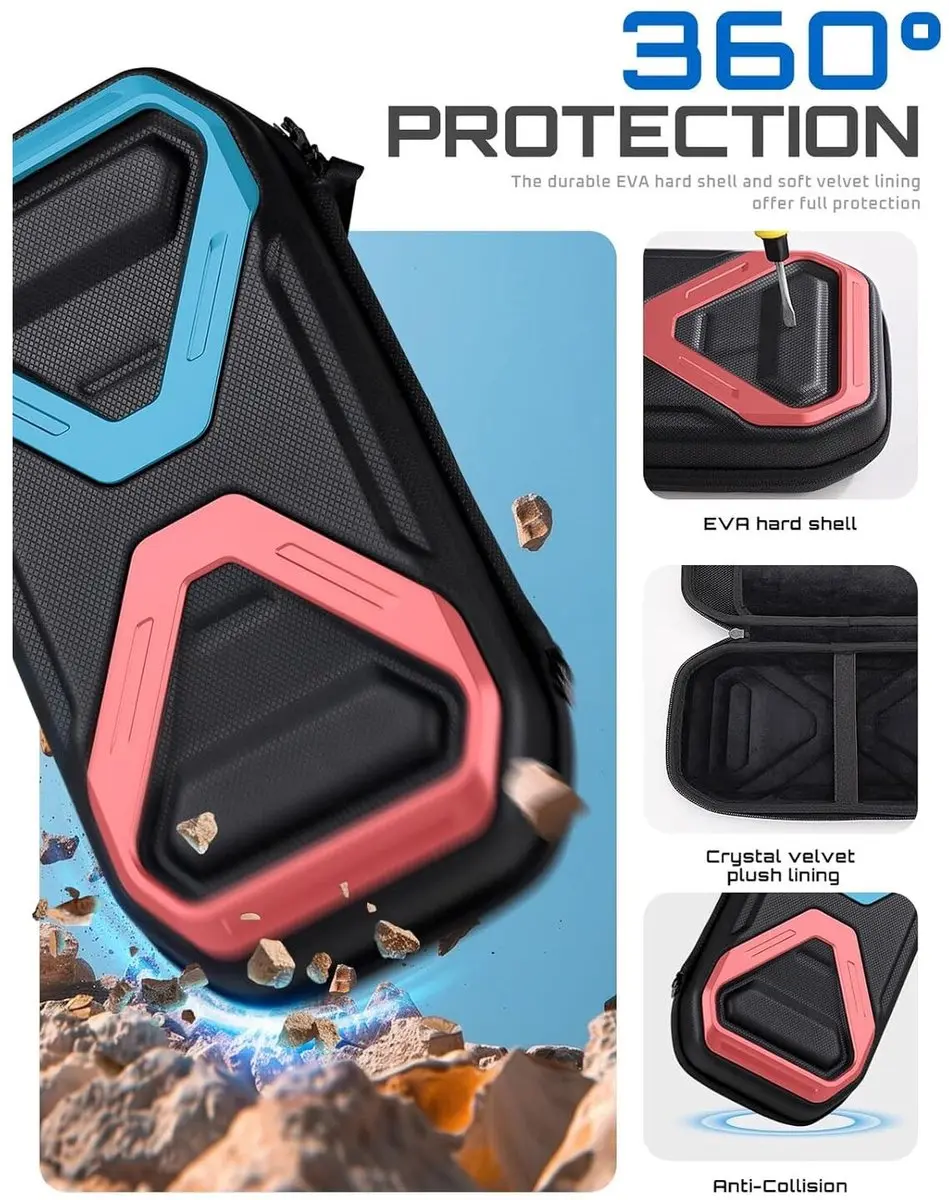 Supcase 13531 Beschermhoes Nintendo Switch 2 - Zwart