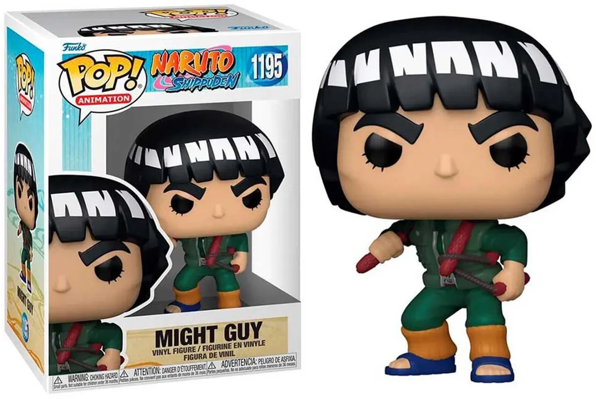 Funko Pop! Animation Naruto Might Guy 58008 - Veelkleurig - afbeelding 6 van 6