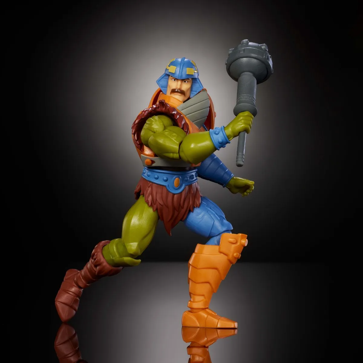 Mattel Masters of the Universe Origins Man-At-Arms Action Figuur 14cm - Multi - afbeelding 6 van 6