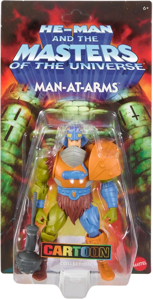 Mattel Masters of the Universe Origins Man-At-Arms Action Figuur 14cm - Multi