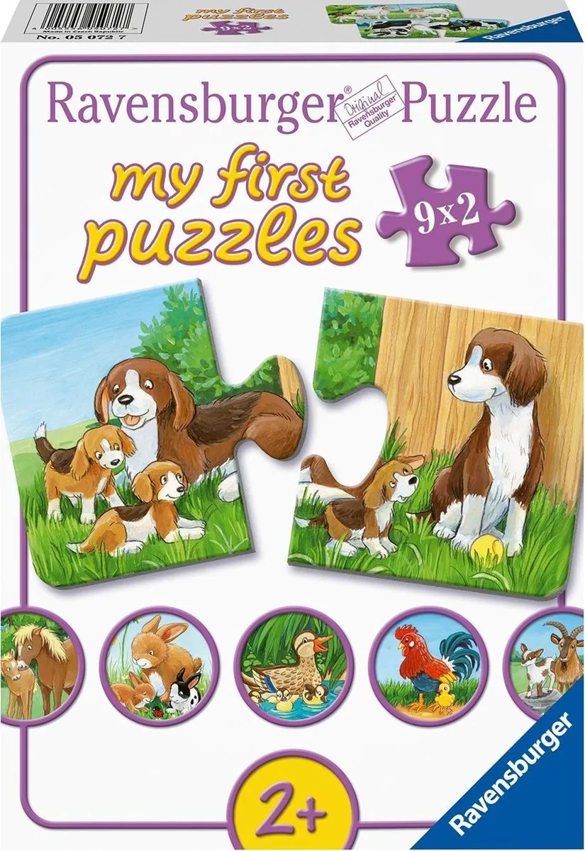 Ravensburger Dierenfamilies op de Boerderij