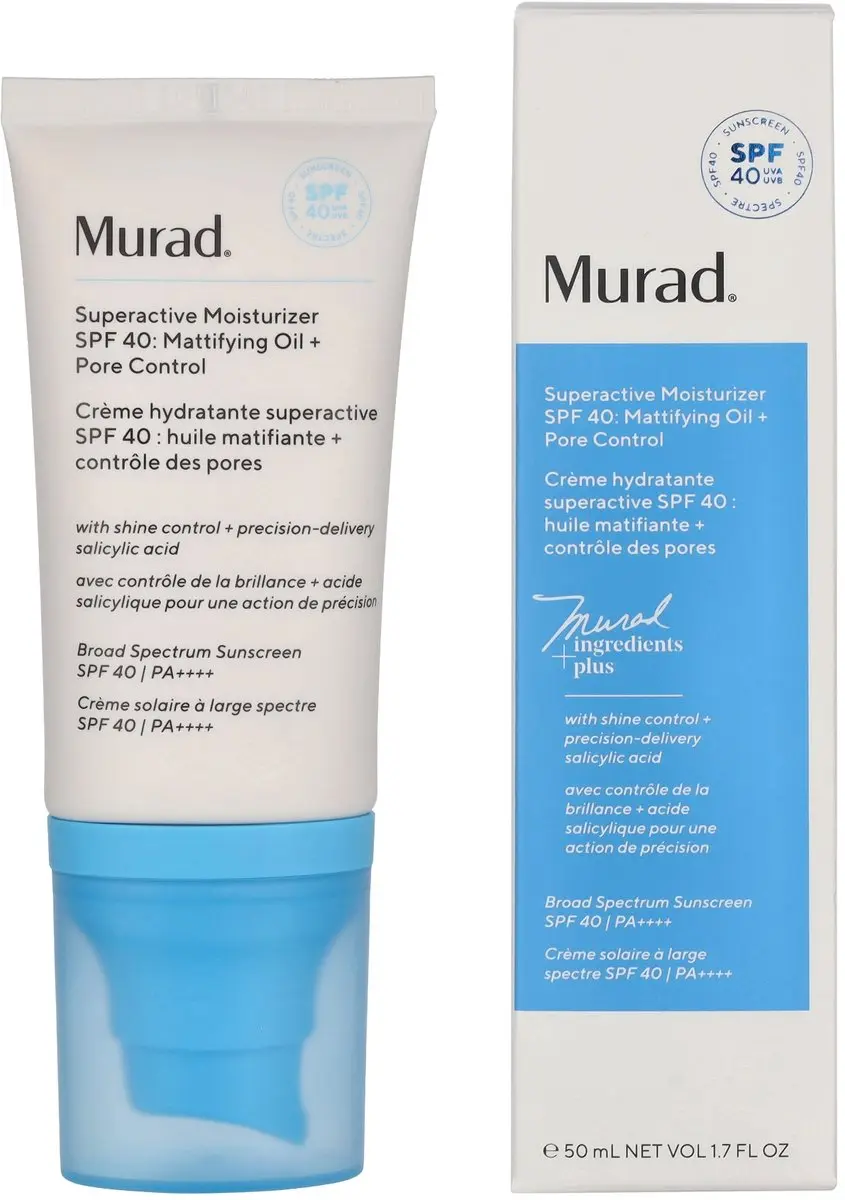 Murad Superactive Moisturizer SPF 40 Mattifying Oil 50ml - afbeelding 6 van 6