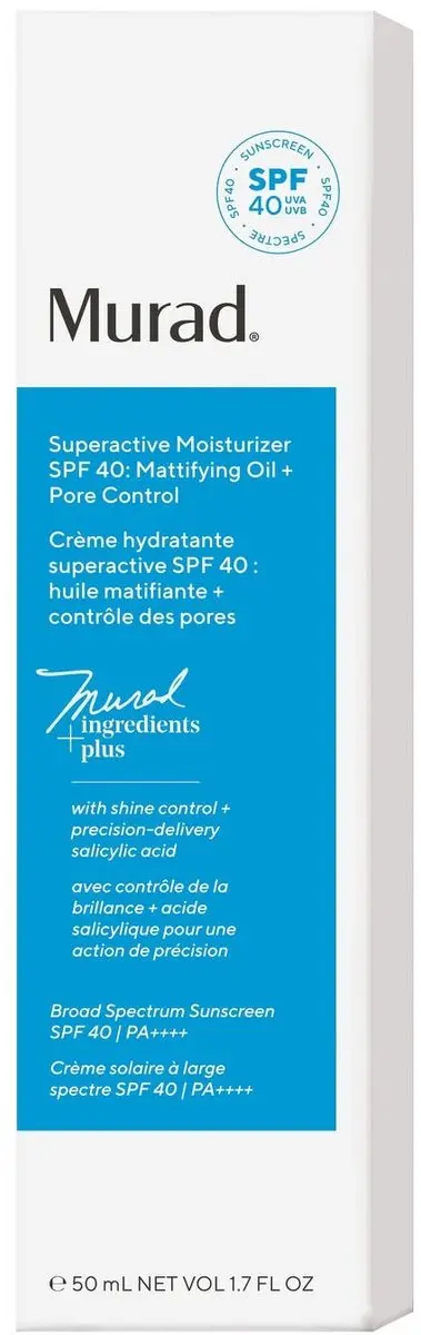 Murad Superactive Moisturizer SPF 40 Mattifying Oil 50ml