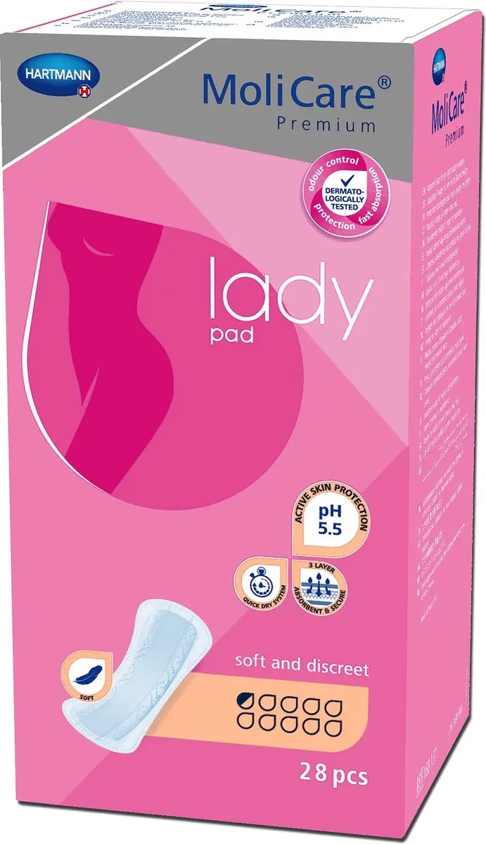 Hartmann Molicare Premium Lady Pads 0.5 Druppel