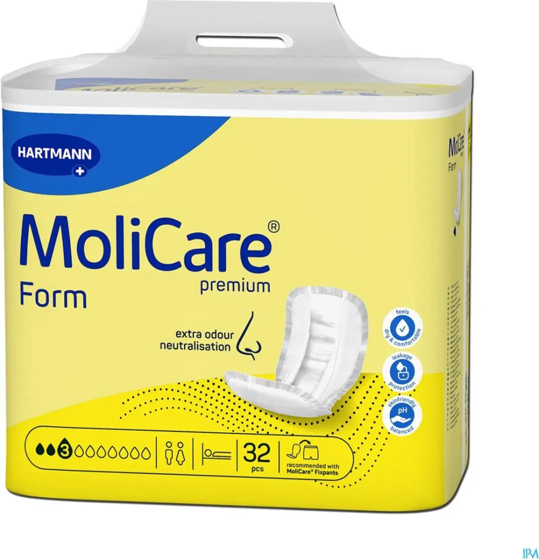 Hartmann Molicare Premium Form 3 Druppels - 32 Stuks - afbeelding 3 van 4
