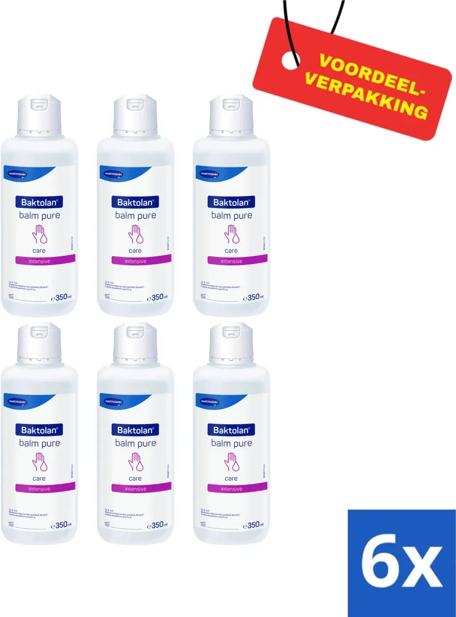 6 x Baktolan Balm Pure 350ml