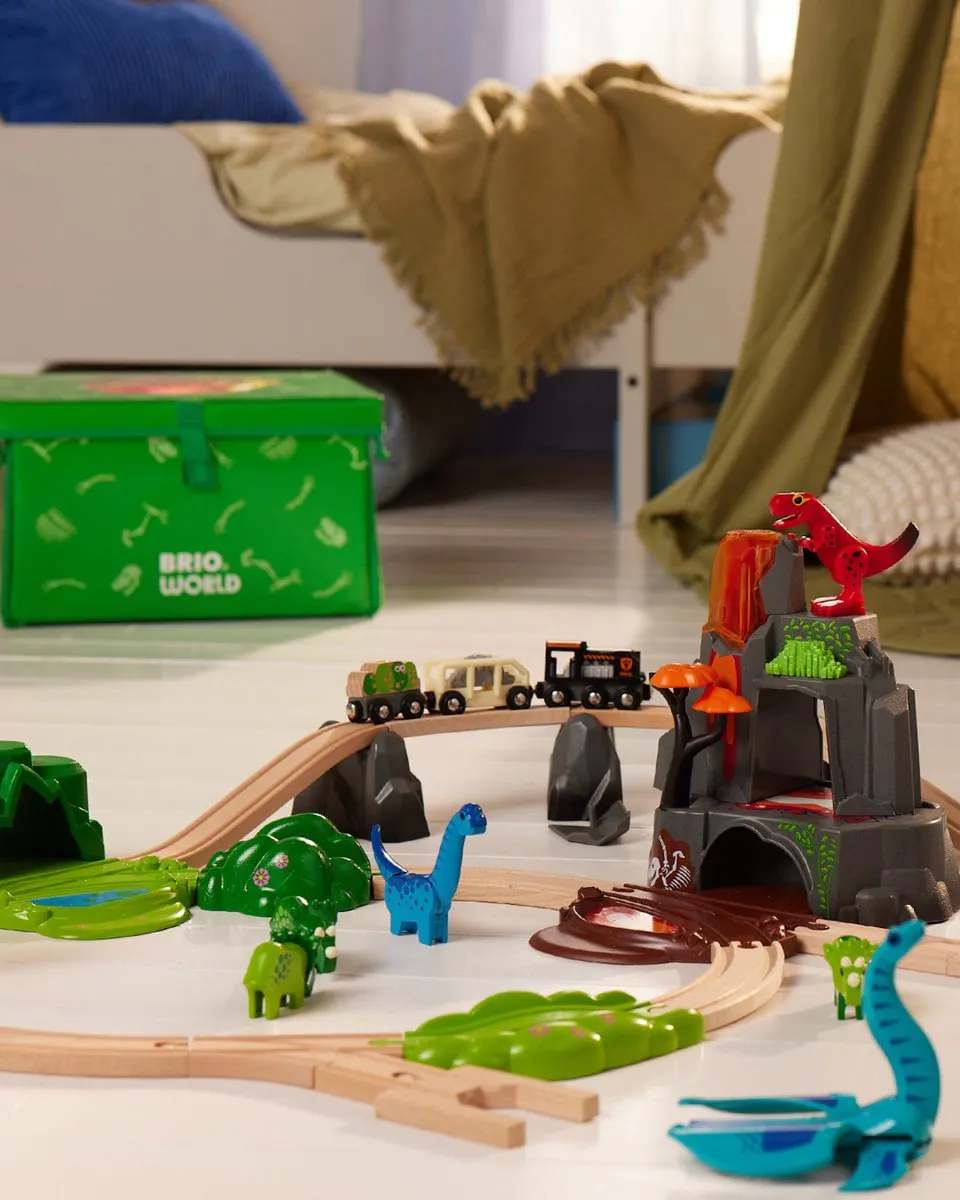 Ravensburger BRIO World Luxe Dinosaurussen Set 45-delig - Meerkleurig