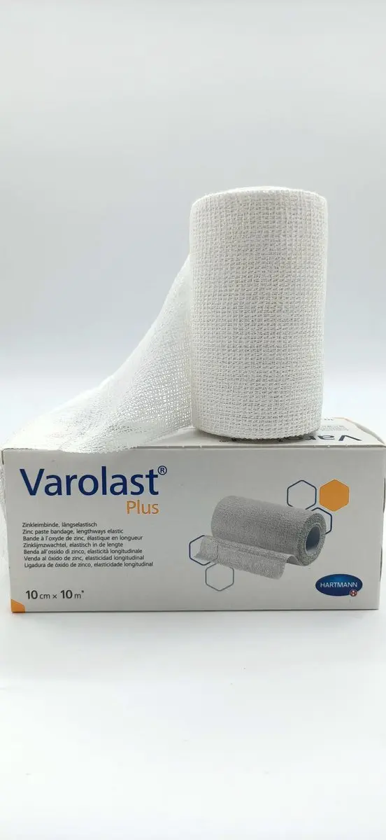 Varolast Plus zinklijmverband 10 cm x 10 m