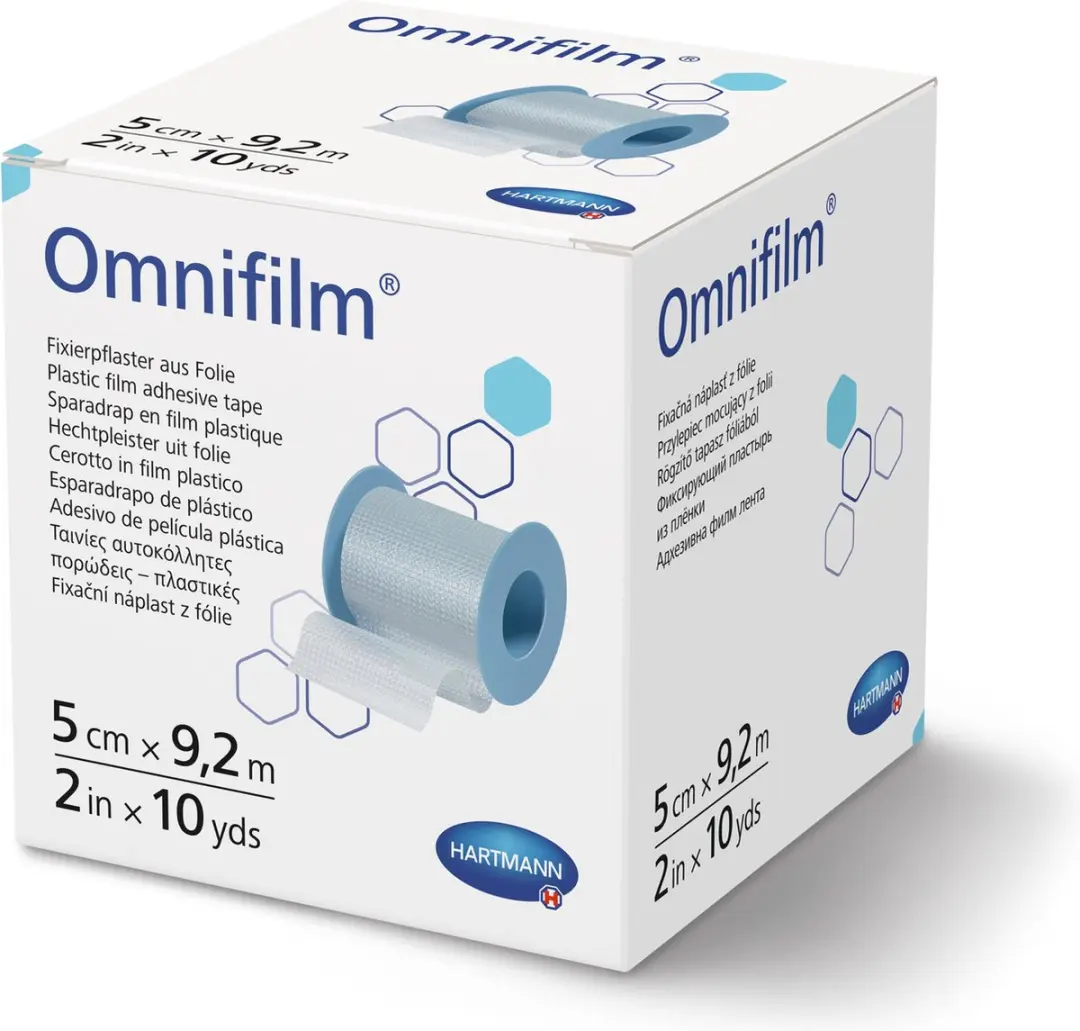 Hartmann Omnifilm Fixatiepleister Folie 9.2x2.5cm - Blauw