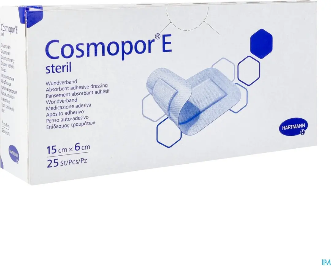 Hartmann Cosmopor E Wondverband 25 Stuks - Blauw/Wit
