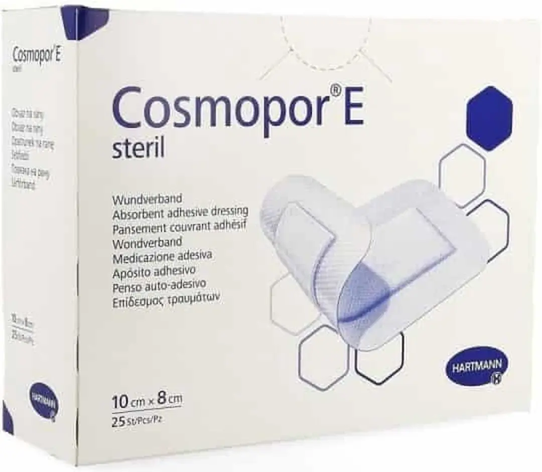 Hartmann Cosmopor E Wondverband 8x10cm - Blauw - 25 Stuks