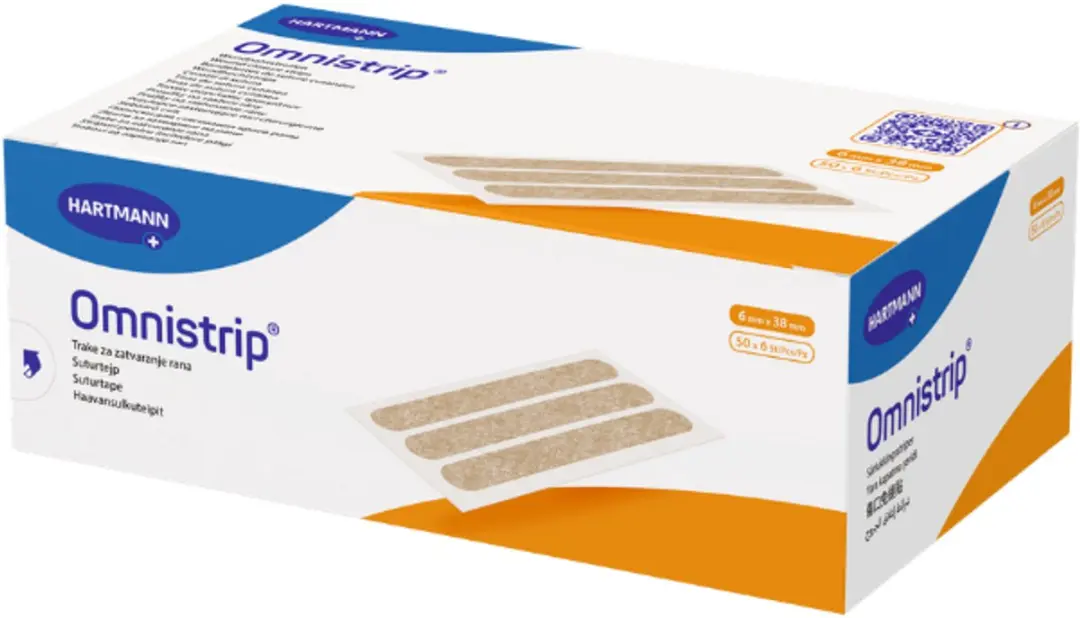 Hartmann Omnistrip Wondhechtstrips 300 Stuks - 6x38mm - Blauw