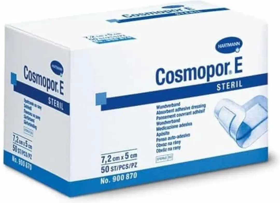 Hartmann Cosmopor E Wondverband 7,2x5cm - 50 Stuks - Transparant
