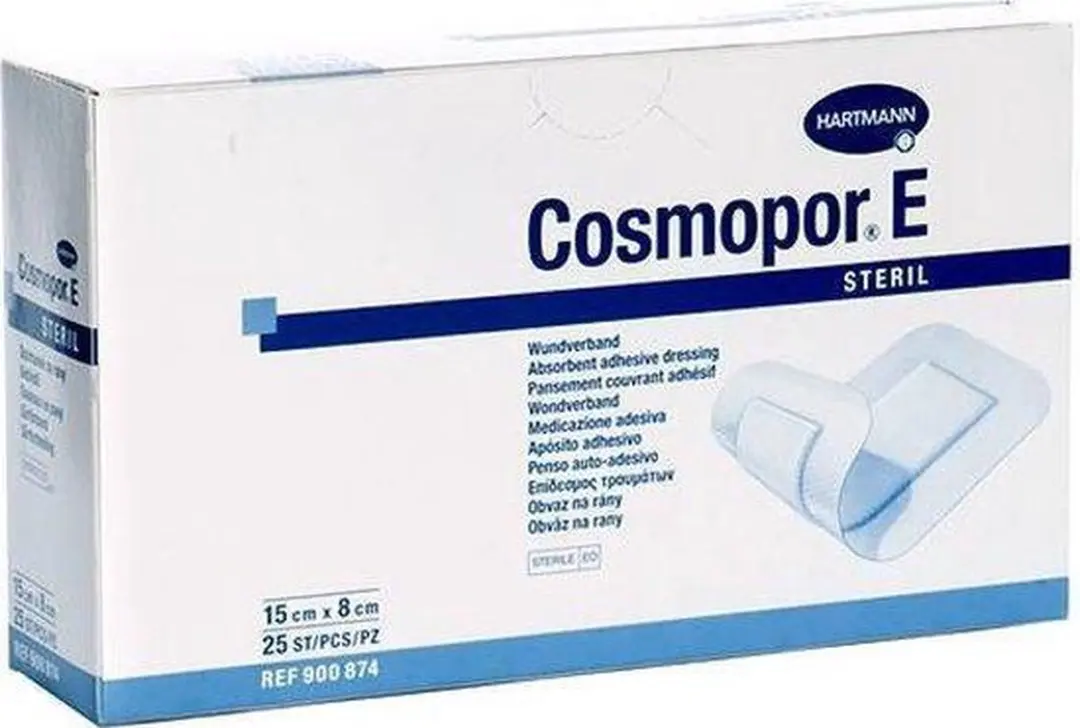 Hartmann Cosmopor E Wondverband 8x15cm - Blauw - 25 Stuks - afbeelding 6 van 6