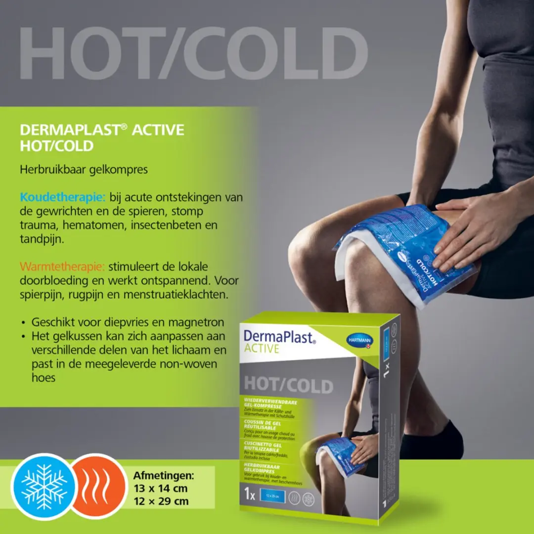 Hartmann Dermaplast ACTIVE Hot & Cold Large - Blauw