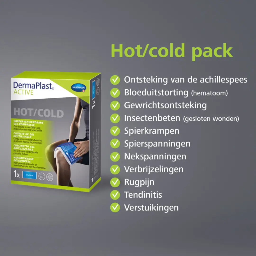 Hartmann Dermaplast ACTIVE Hot & Cold Large - Blauw
