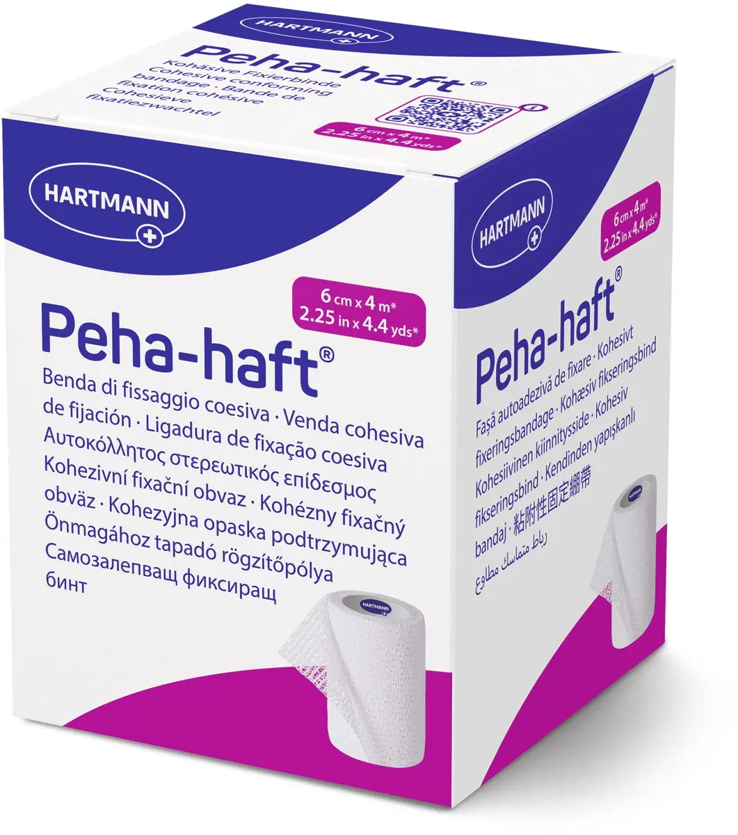 Hartmann Peha-Haft Fixatiezwachtel 6cm x 4m
