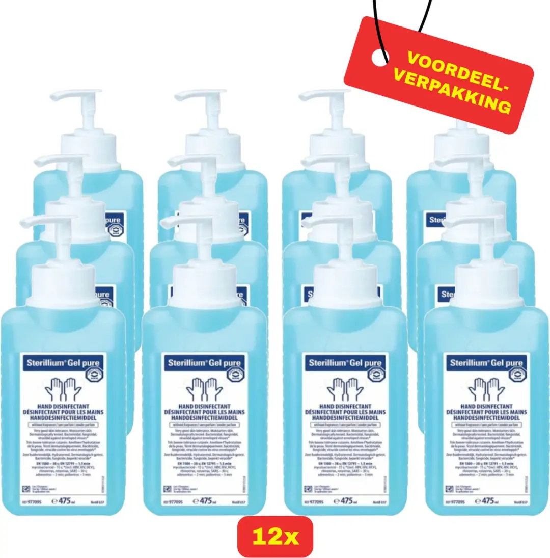 Hartmann Sterillium Pure Hand Gel met pompje