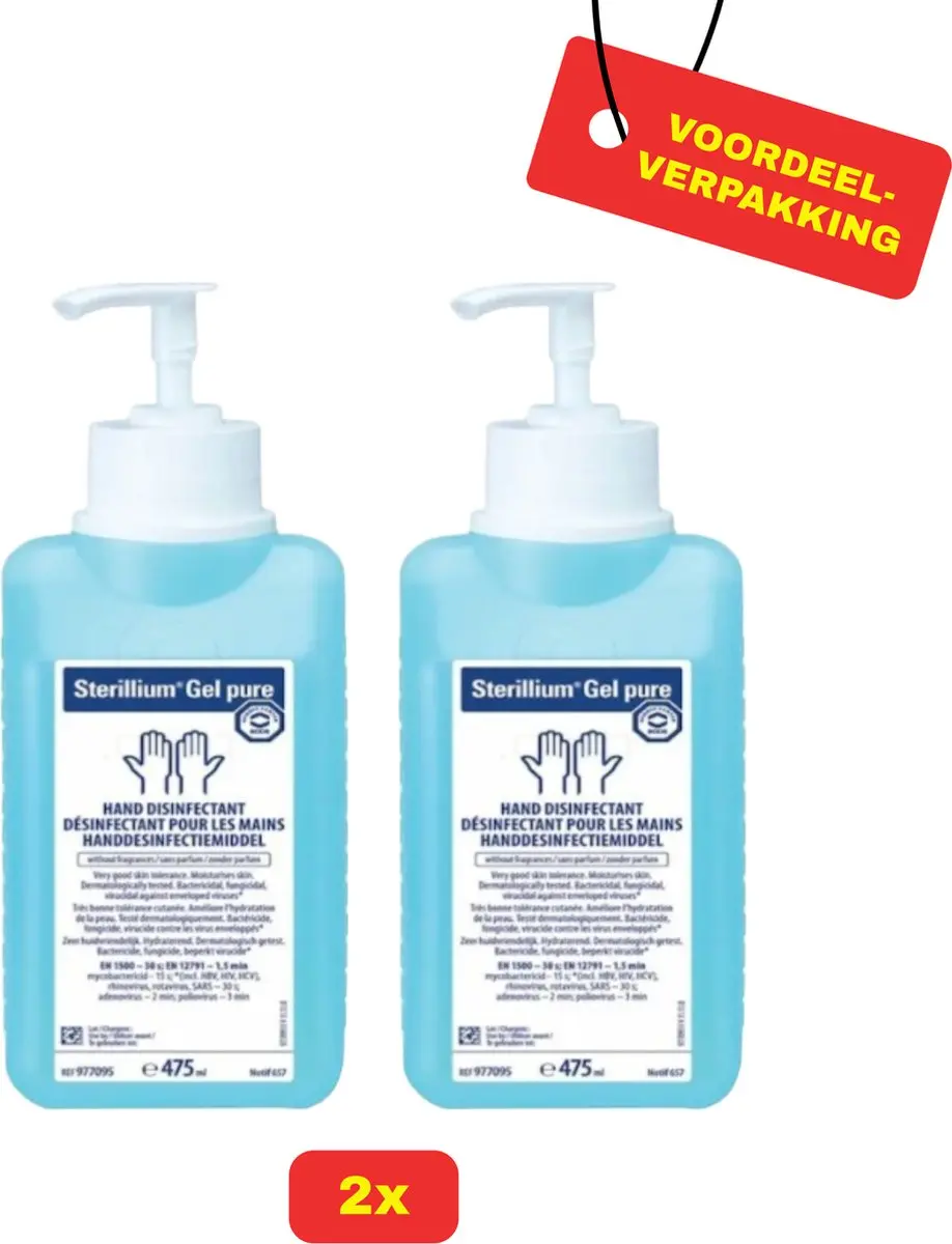 Hartmann Sterillium Pure Hand Gel met pompje