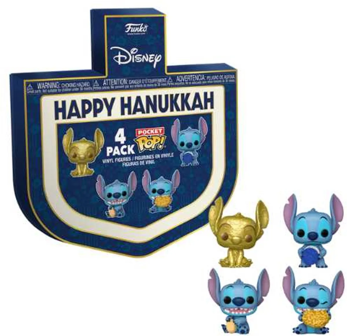 Funko Pocket Pop! Lilo & Stitch Stitch Happy Hanukkah - Multi