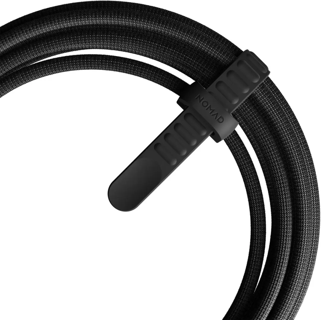 NOMAD Kevlar USB-C Kabel 3,0m - Carbide Transparent