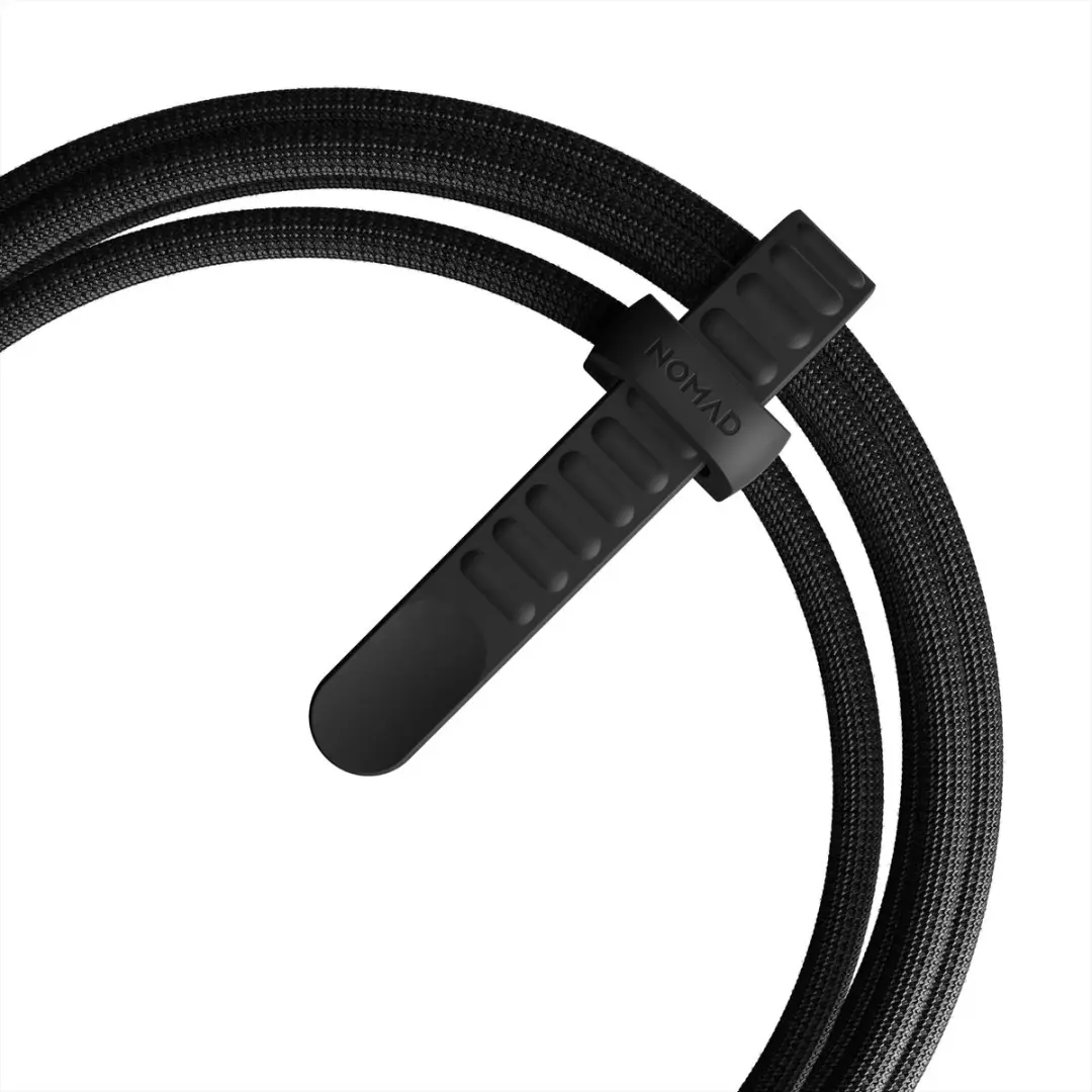 NOMAD Kevlar USB-C Kabel 1,5m - Carbide Transparent